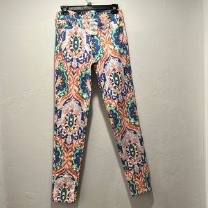 New J McLaughlin Lexi Pant Floral Skinny Cut Women’s Size 2